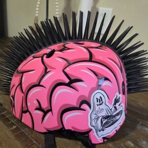 VM Kids Pink Spiked Helmet